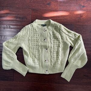 Wild Fable Women's Lime Green Cardigan Size XS